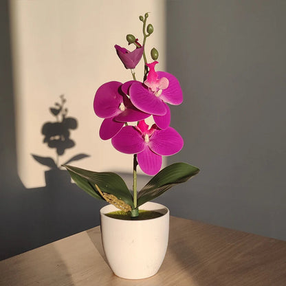 Bonsai Butterfly Orchid Artificial Plant