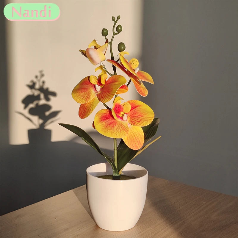 Bonsai Butterfly Orchid Artificial Plant