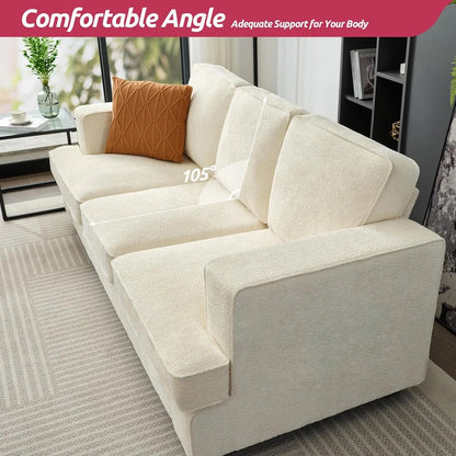 Boucle Comfy Modern Sleeper Sofa