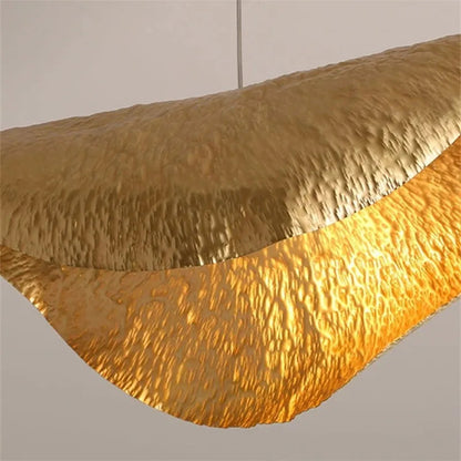 Brass Lotus Leaf Suspension Lamp