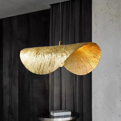 Brass Lotus Leaf Suspension Lamp