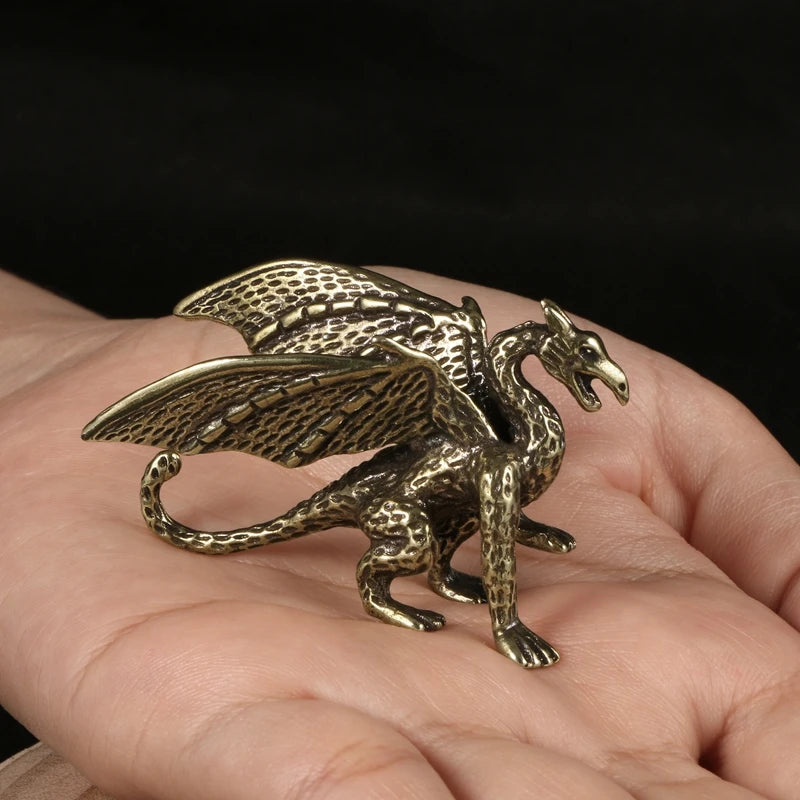 Brass Pterosaur Dragon Statue Ornament