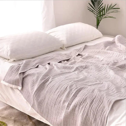 Breathable Muslin Cotton Blanket - Soft