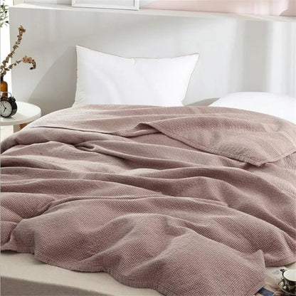 Breathable Muslin Cotton Blanket - Soft