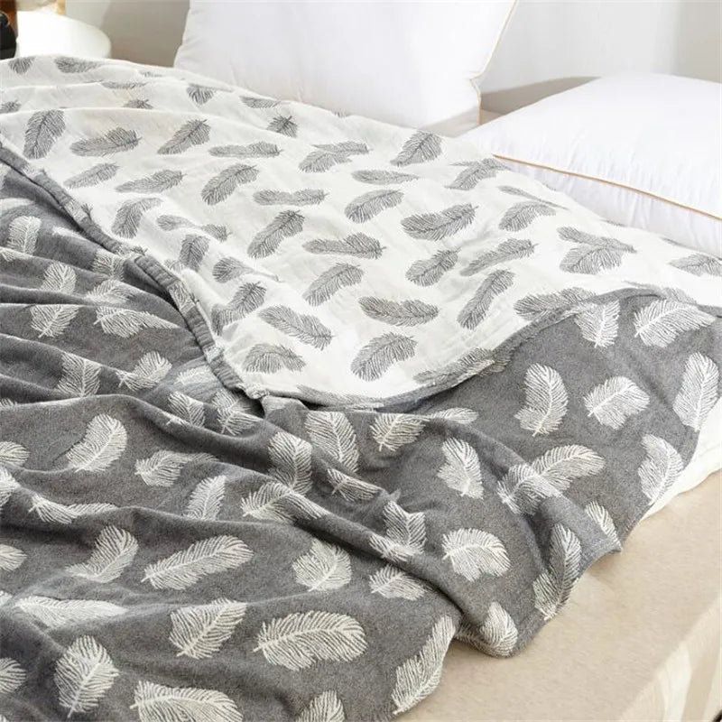 Breathable Muslin Cotton Blanket - Soft