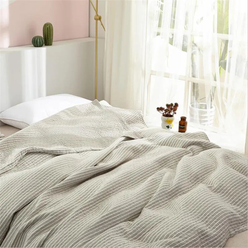 Breathable Muslin Cotton Blanket - Soft