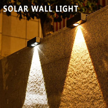 Bright Solar Garden Wall Lights