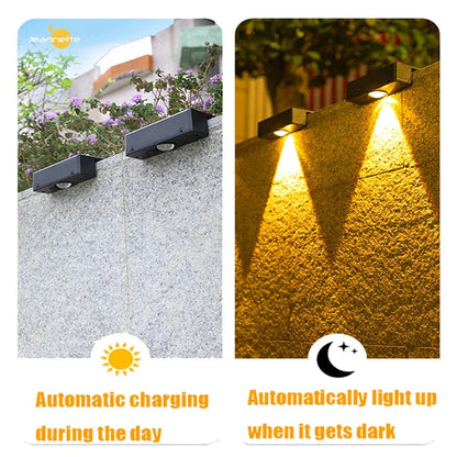 Bright Solar Garden Wall Lights