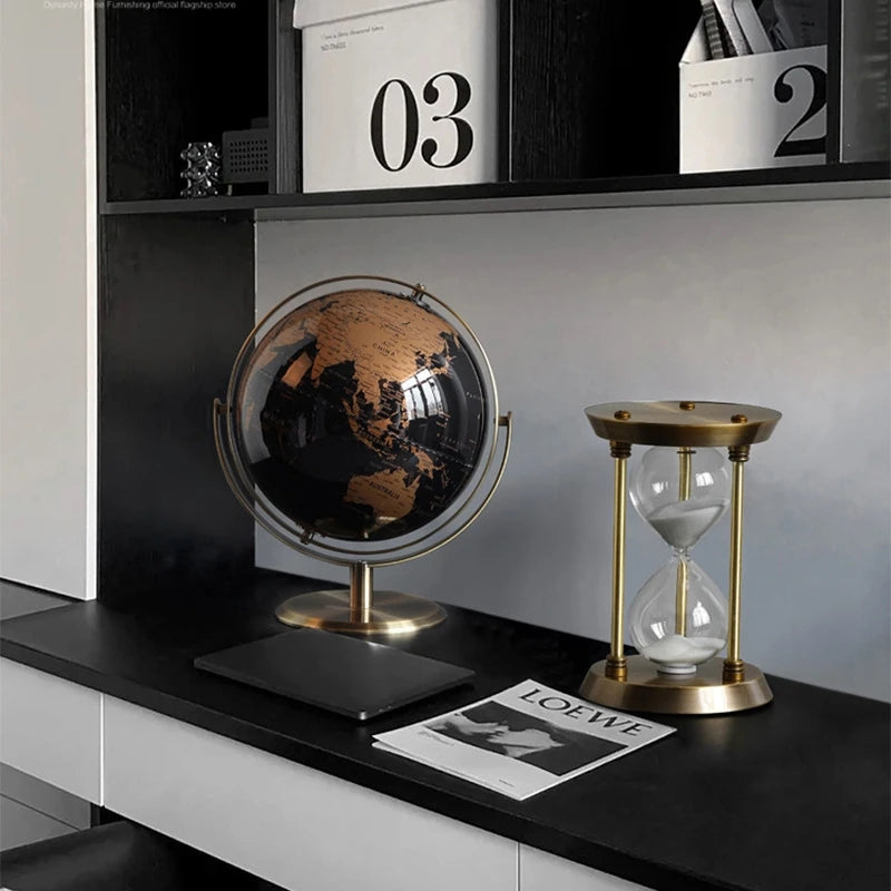 Bronze Retro Metal Hourglass Timer