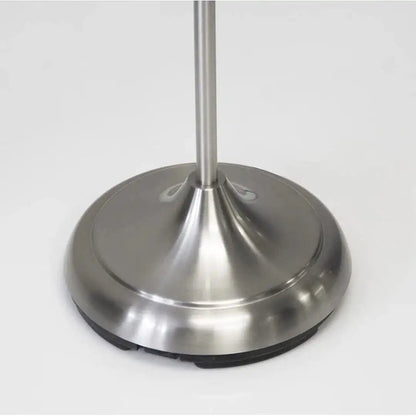 Brushed Steel Five Light Floor Lamp