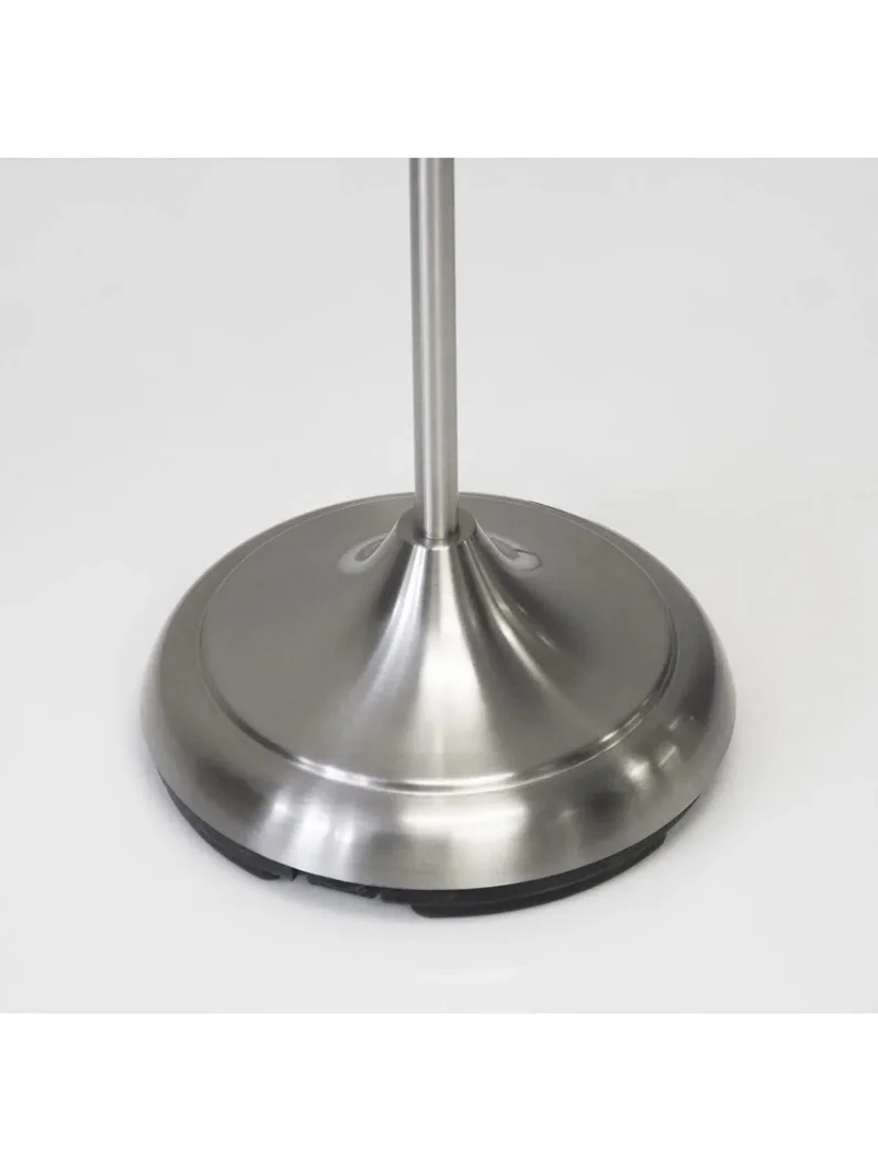 Brushed Steel Five Light Floor Lamp