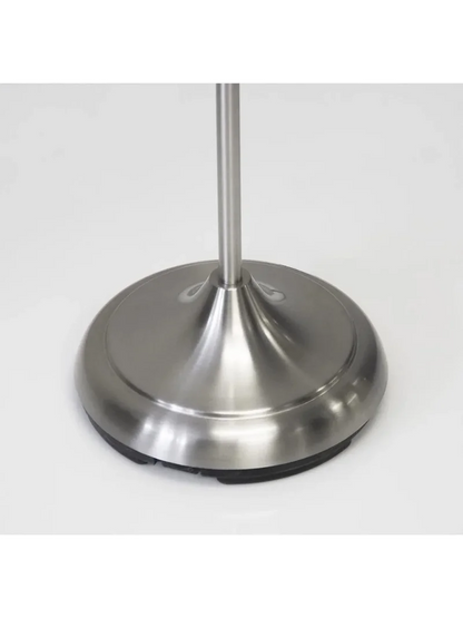 Brushed Steel Five Light Floor Lamp