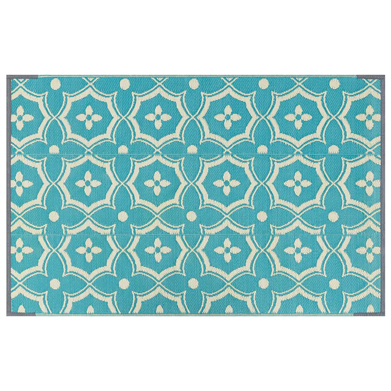 Bubble Kiss Outdoor Geometric Rug 6'X9'