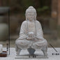 Buddha Solar Light Resin Statue