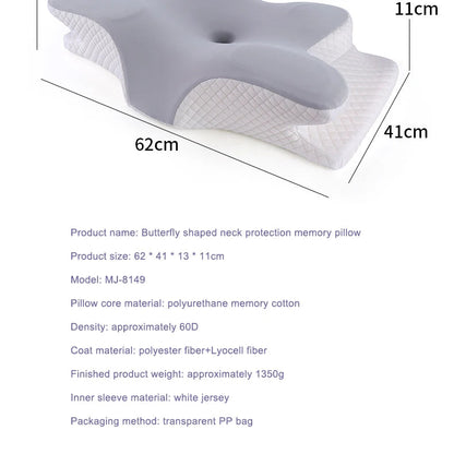 Butterfly Memory Foam Neck Pillow