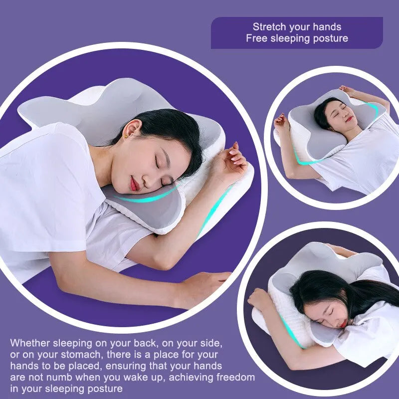 Butterfly Memory Foam Neck Pillow