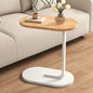 C Shaped Luxury Coffee Table - White/Black