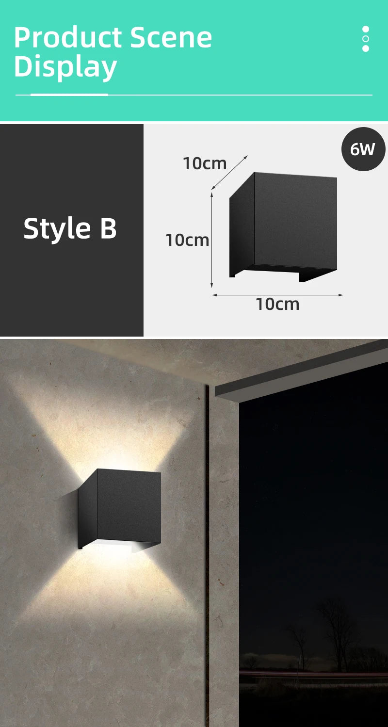 CHENBEN Waterproof LED Wall Lamp