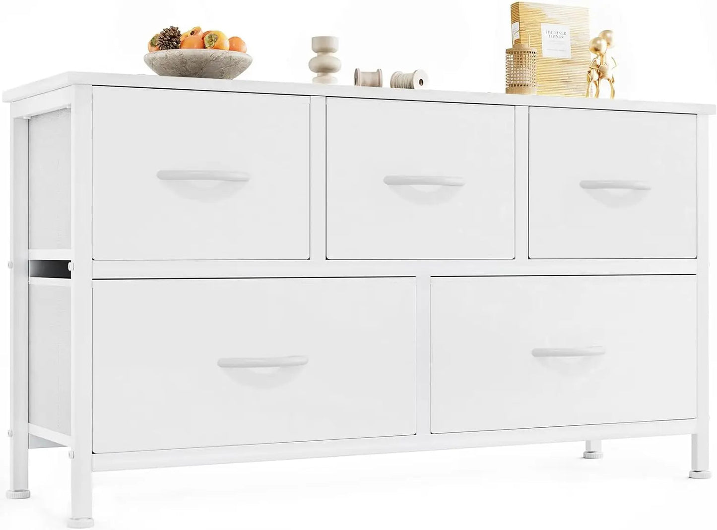 CHENGWEI 5-Drawer Fabric Dresser