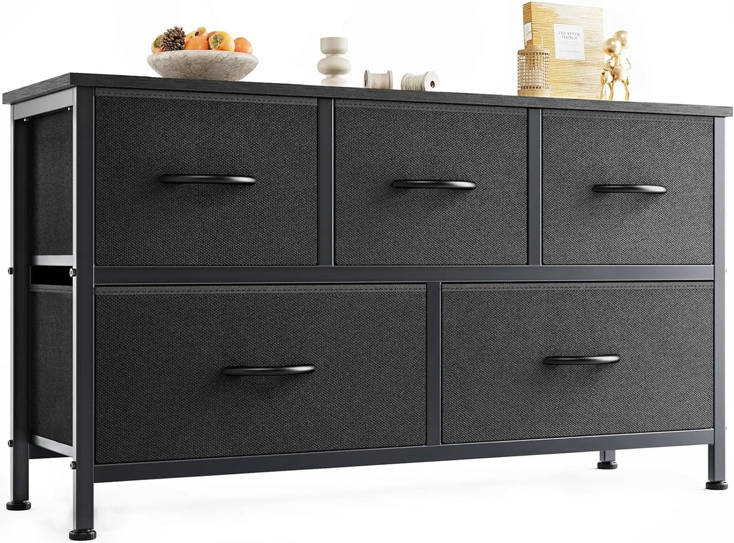 CHENGWEI 5-Drawer Fabric Dresser