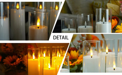 CINOTON 9-Piece LED Flameless Candle Set