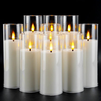 CINOTON 9-Piece LED Flameless Candle Set