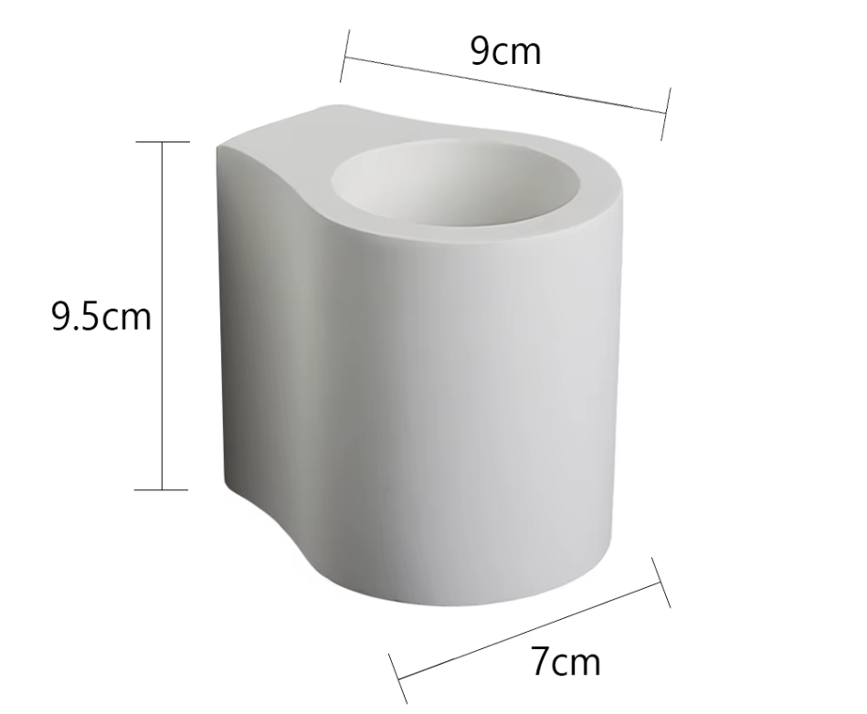 White LED Gypsum Up-Down Sconce
