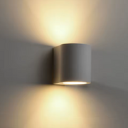 White LED Gypsum Up-Down Sconce