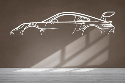 Car Silhouette Vinyl Wall Decals