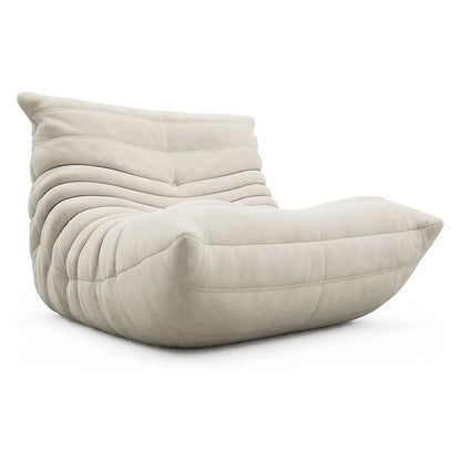 Caterpillar Velvet Single Sofa Chair