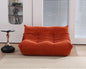 Caterpillar Velvet Single Sofa Chair