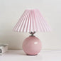 Ceramic Nordic Table Lamp, Pleated