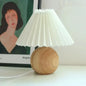 Ceramic Nordic Table Lamp, Pleated