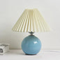 Ceramic Nordic Table Lamp, Pleated