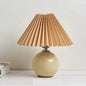 Ceramic Nordic Table Lamp, Pleated