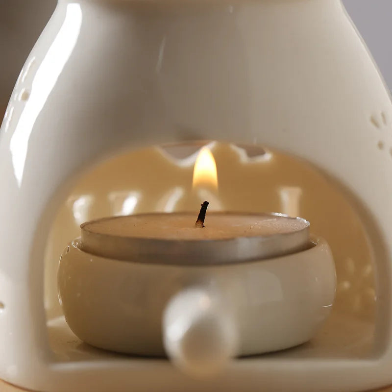 Ceramic Tealight Candle Holder for Relaxation