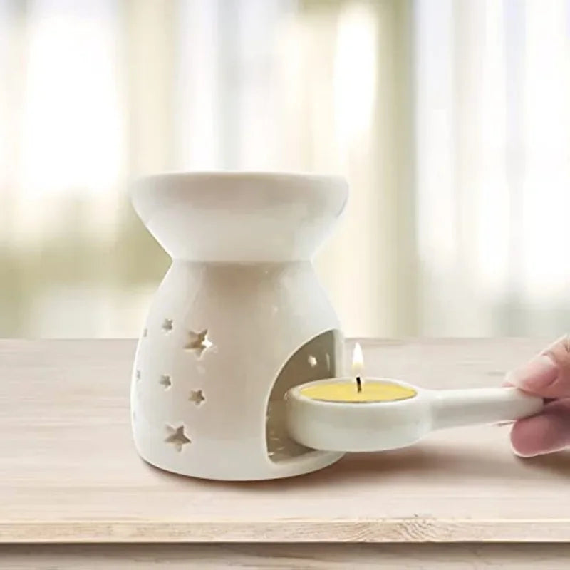 Ceramic Tealight Candle Holder for Relaxation