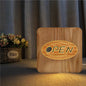 Charming LED Wood Night Light