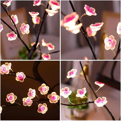 Cherry Blossom LED Touch Lamp