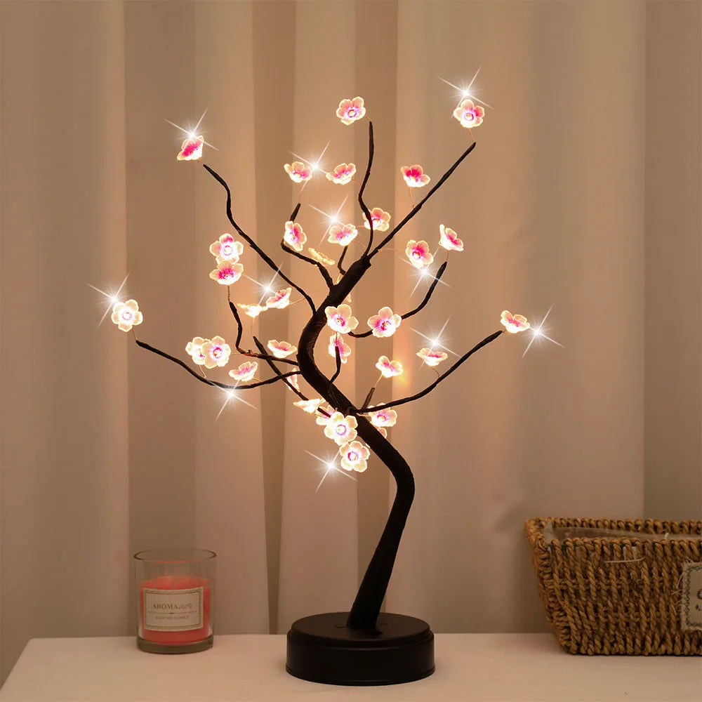 Cherry Blossom LED Touch Lamp