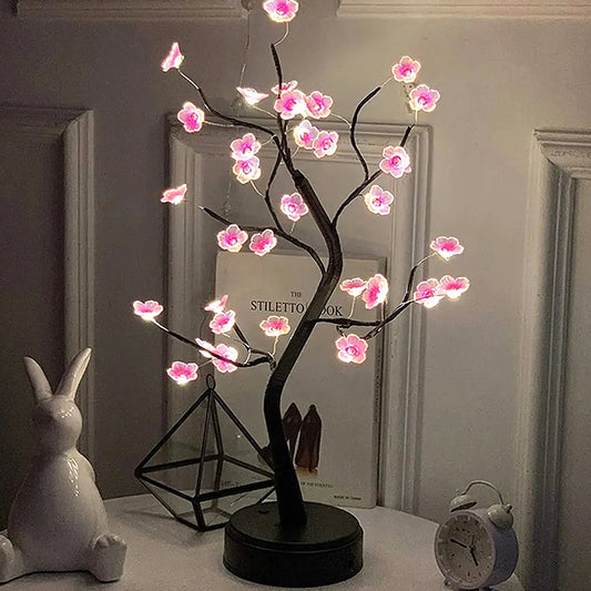 Cherry Blossom LED Touch Lamp