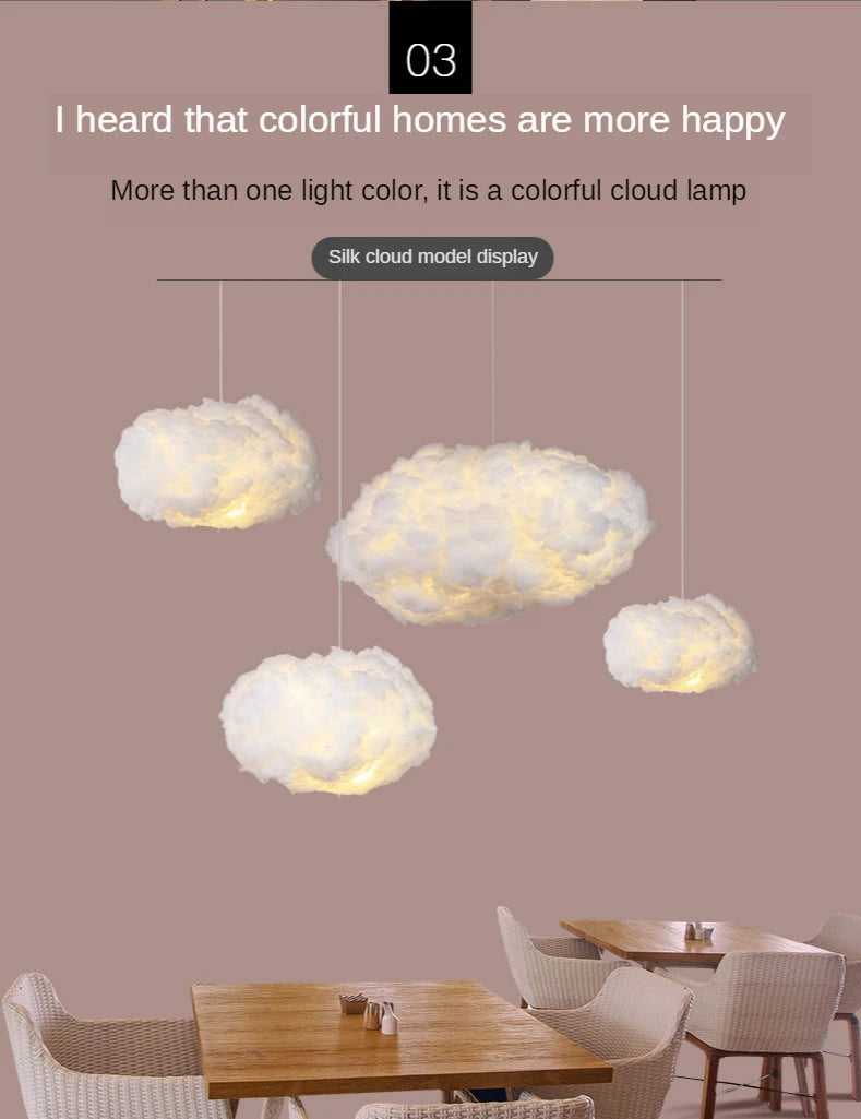 Chic Cloud Pendant Lamp for Interiors