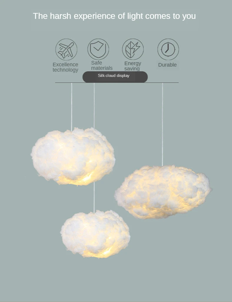 Chic Cloud Pendant Lamp for Interiors