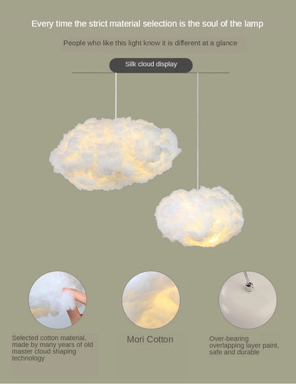 Chic Cloud Pendant Lamp for Interiors