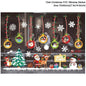 Christmas Santa Snowflake Window Stickers