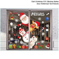 Christmas Santa Snowflake Window Stickers