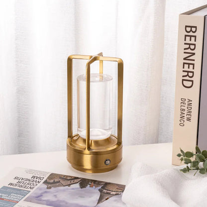 Claeted Industrial Cordless Table Lamp