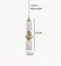 Clear Amber Glass LED Pendant Lamp