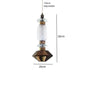 Clear Amber Glass LED Pendant Lamp