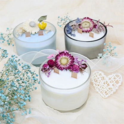 Clear Glass Candle Jars - Small